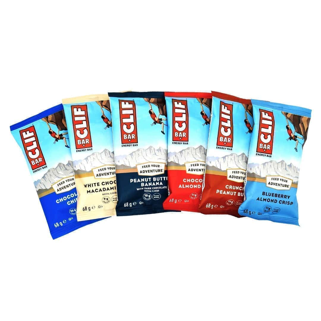 Clif Bar Energieriegel Range mit 2 verschiedenen Geschmacksrichtungen