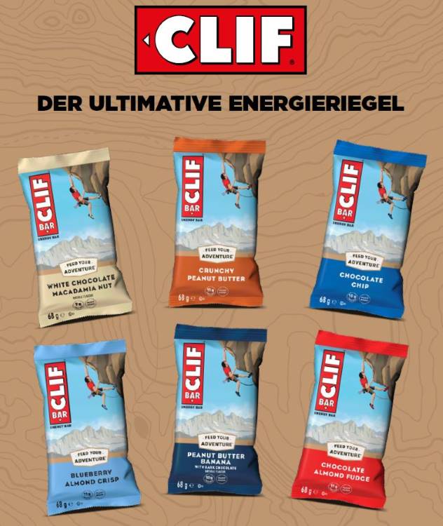 CLIF BAR - Energieriegel Peanut Butter Banana with dark Chocolate