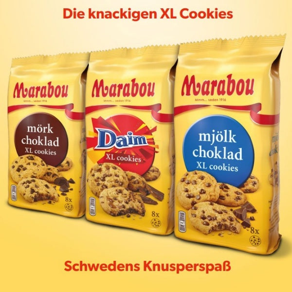Marabou XL Cookies Zartbitter - 184g
