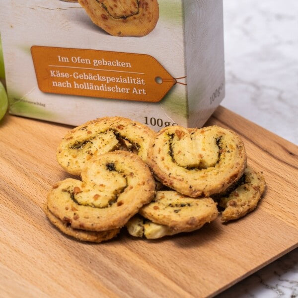 Cräx Käse Blätterteiggebäck mit Senf & Honig - 100g