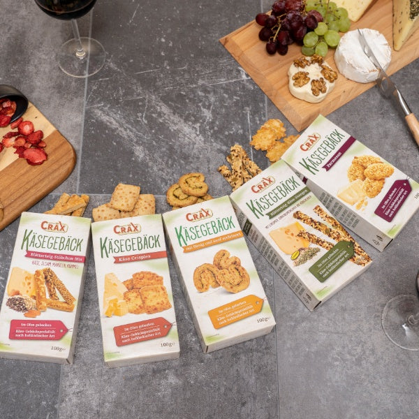 Cräx Käse Blätterteiggebäck mit Senf & Honig - 100g