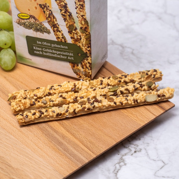 Cräx Käse Blätterteigstangen 3 Samen Mix - 100g