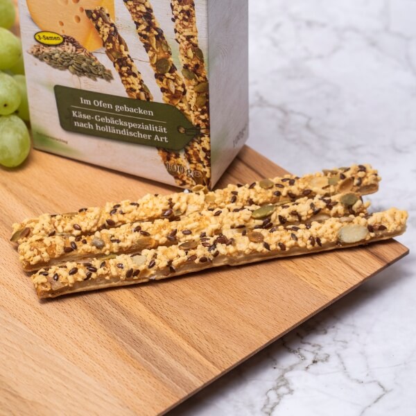 Cräx Käse Blätterteigstangen 3 Samen Mix - 100g