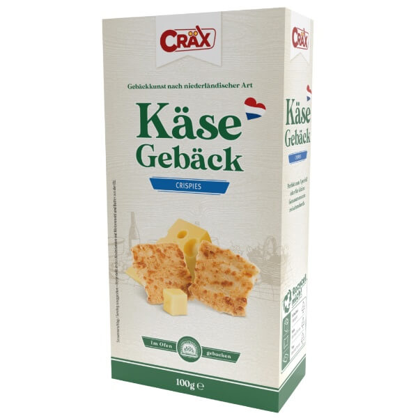 Cräx Käse Cracker Käse Crispies - 100g