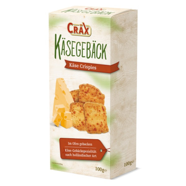 Cräx Käse Cracker Käse Crispies - 100g