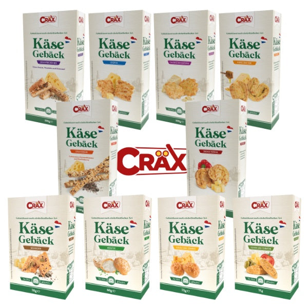 Cräx Käse Cracker Käse Crispies - 100g