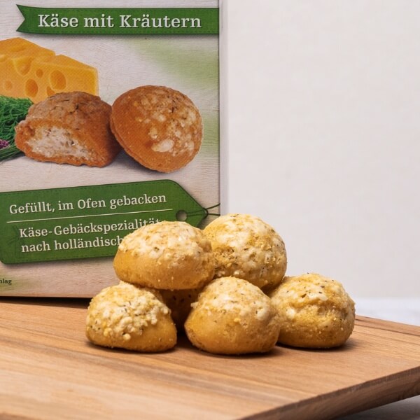 Cräx Käsegebäck gefüllt mit Käse und Kräutern - 60g