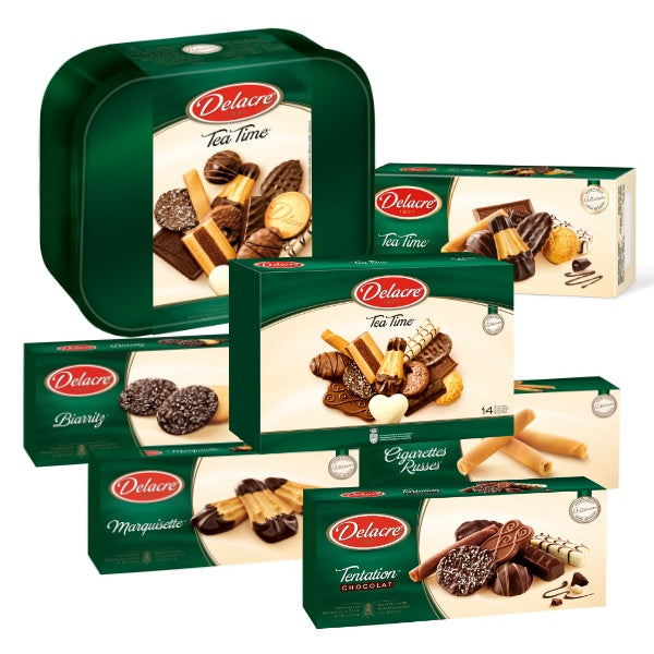 Gebäckmischung Tea Time Kekse von Delacre - 1000g