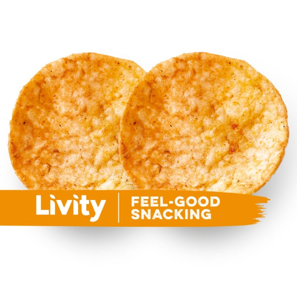 Livity Livity Cheddar & Tomato Chutney Reischips - 60g – veritastii.de