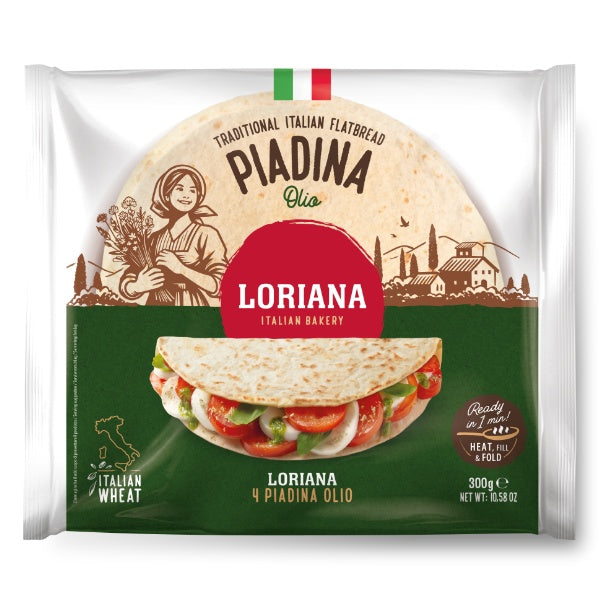 Loriana Piadina Olio Italienisches Fladenbrot - 300g