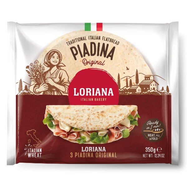 Loriana Piadina Original Italienisches Fladenbrot - 350g