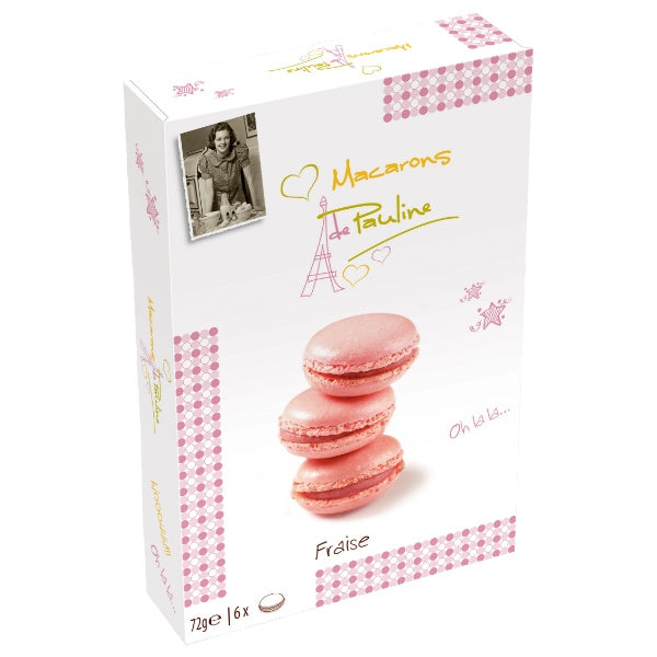 Macarons de Pauline Fraise - 72g
