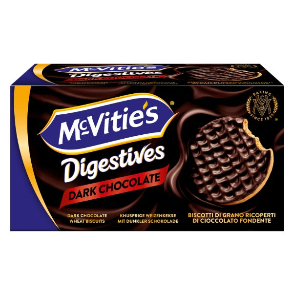 McVitie's Digestive Dark Chocolate Kekse in der 200g Packung