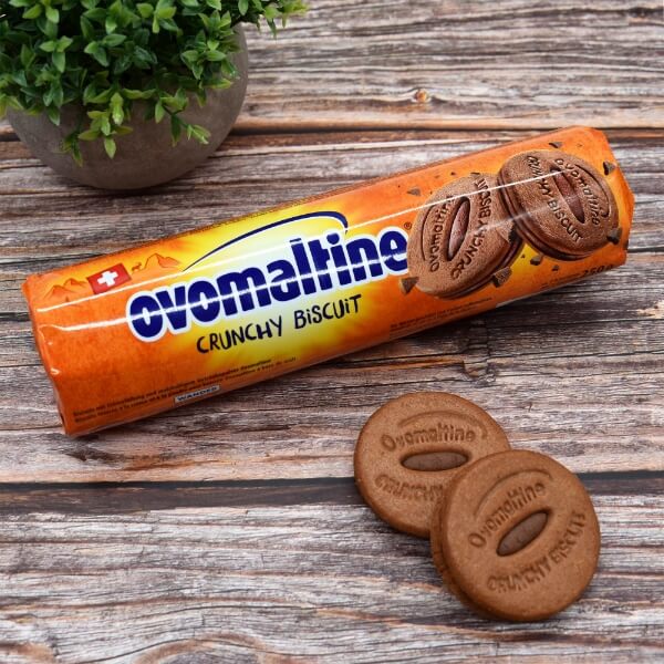 Ovomaltine Crunchy Biskuitkeks mit Schokoladenfüllung - 250g
