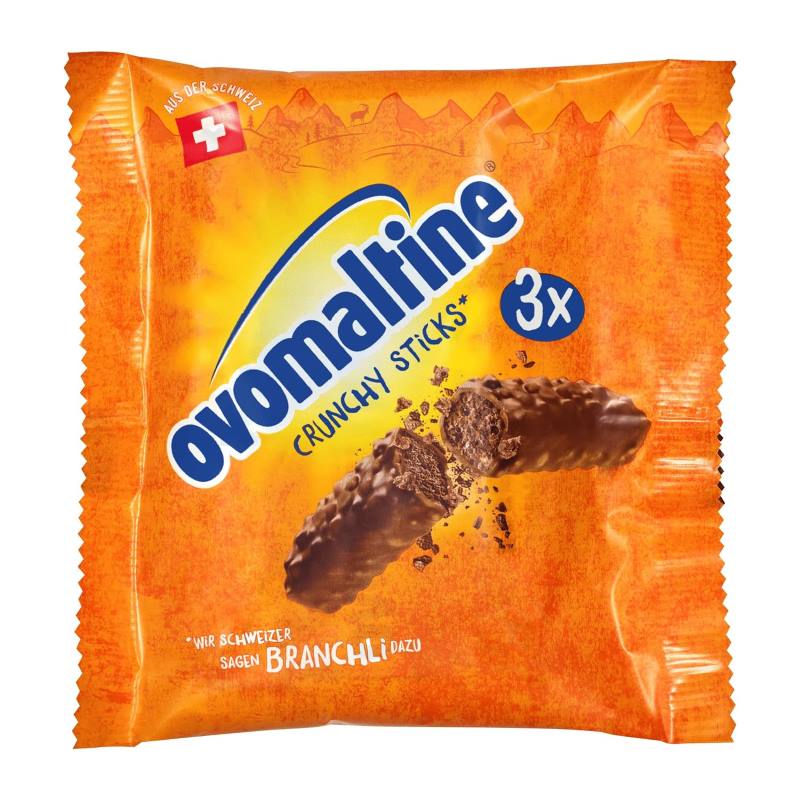 Ovomaltine Crunchy Sticks - der knusprige Snack für unterwegs