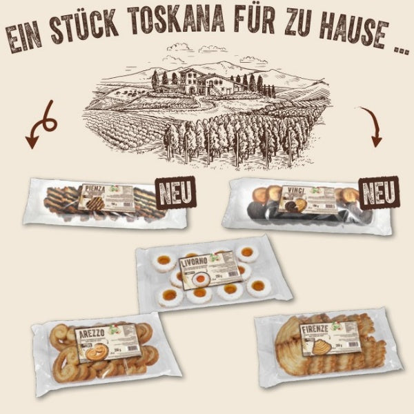 Pasticceria Italiana Blätterteiggebäck Vinci - 150g