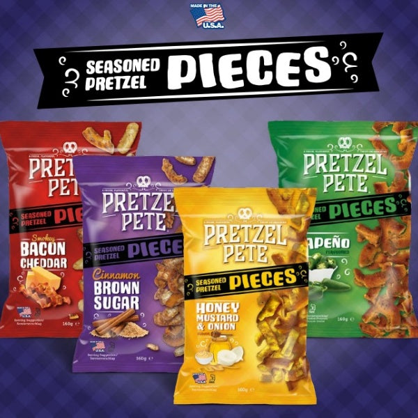 Pretzel Pete Pieces Jalapeño - 160g