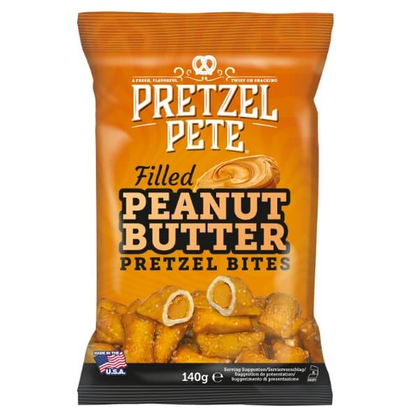 8x140g Pretzel Pete Peanut Butter Bites Vorteilspack
