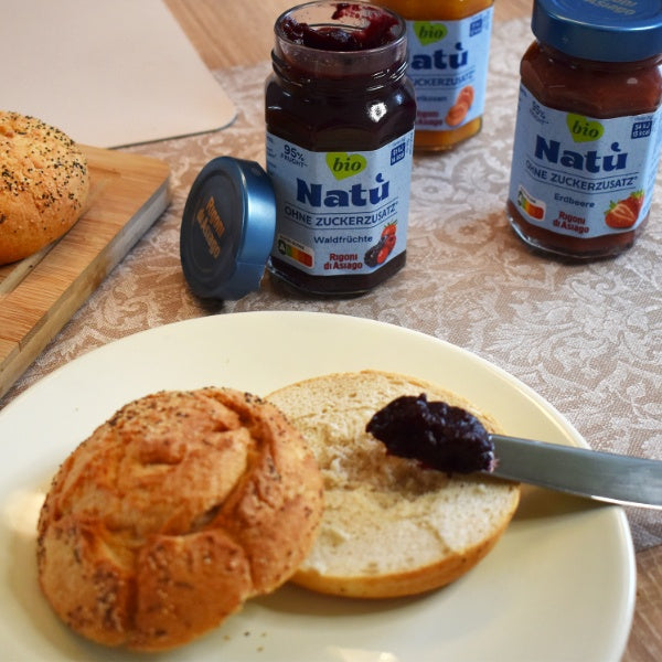 Rigoni di Asiago Natù Bio Waldfrucht Marmelade ohne Zuckerzusatz - 240g