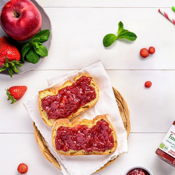 Rigoni di Asiago Fior di frutta Erdbeere und Wald-Erdbeere Marmelade - 250g