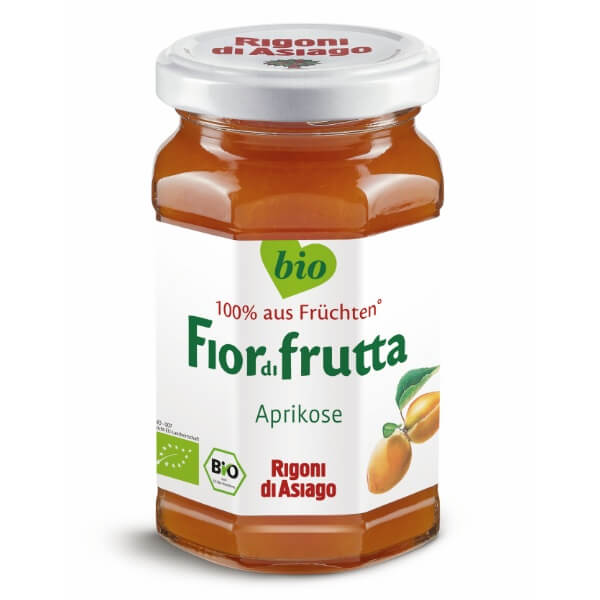 Rigoni Fior di frutta Bio Aprikosen Marmelade 6er Set - 6x250g