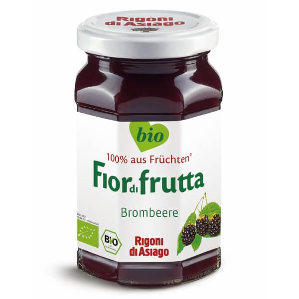 Rigoni di Asiago Fior di frutta Bio Brombeer Marmelade im 250g Glas