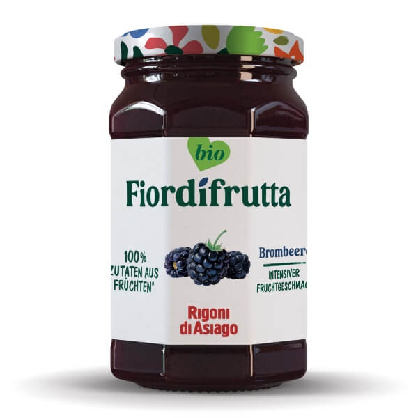 6x250g Rigoni Fior di frutta Bio Brombeer Marmelade