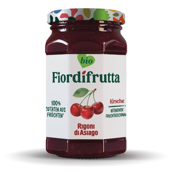 6x250g Rigoni Fior di frutta Bio Kirsch Marmelade