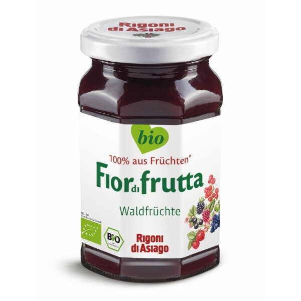 Rigoni di Asiago Fior di frutta Bio Waldfrüchte Marmelade im 250g Glas