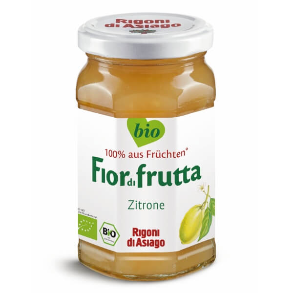 Rigoni di Asiago Fior di frutta Bio Zitronen Marmelade im 260g Glas