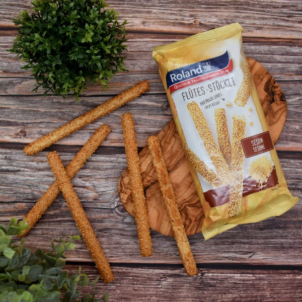 Roland Gebäckstangen Sesam Verpackung