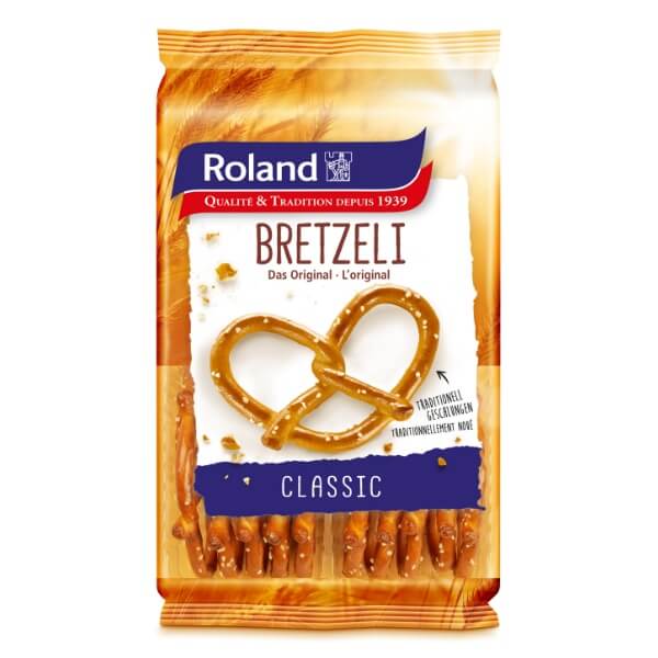 Roland Bretzeli Laugenbrezeln in der 100g Verpackung