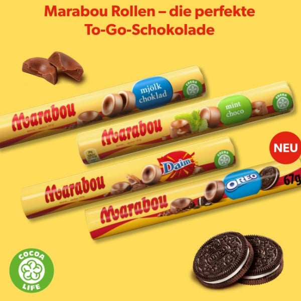 Marabou Rolle Oreo - 67g