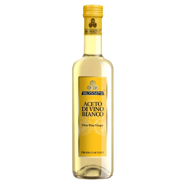 Rossini Weißweinessig Aceto di Vino Bianco in der 500ml Flasche