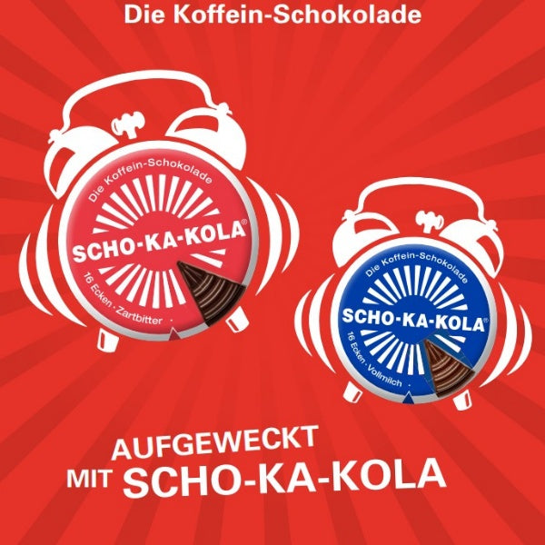 SCHO-KA-KOLA Zartbitter Koffein Schokolade - 100g