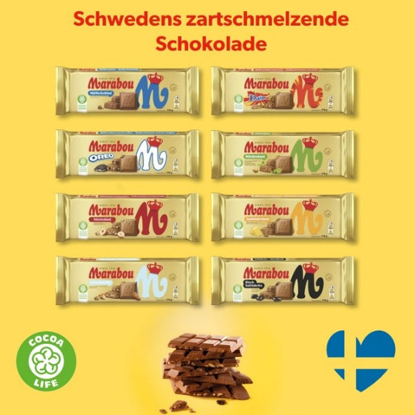 Marabou Tafel Apfelsine Krokant Schokolade - 170g