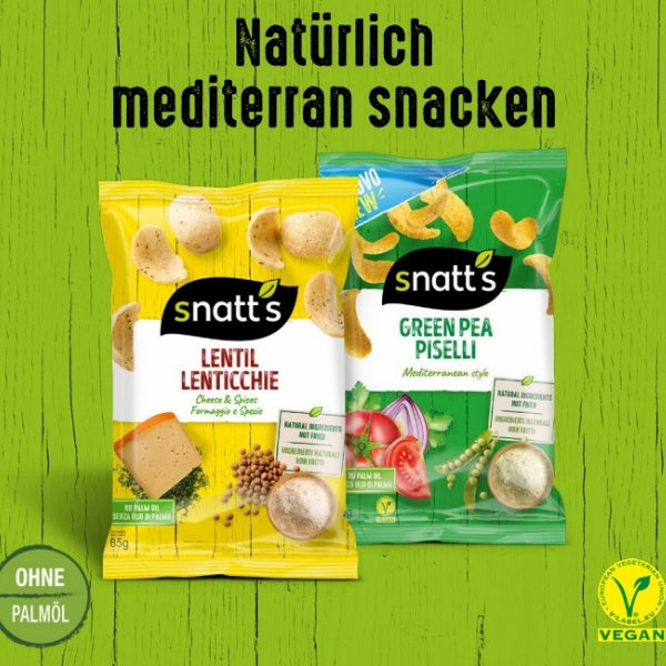 Snatt's Linsen Chips Käse & Kräuter - 85g