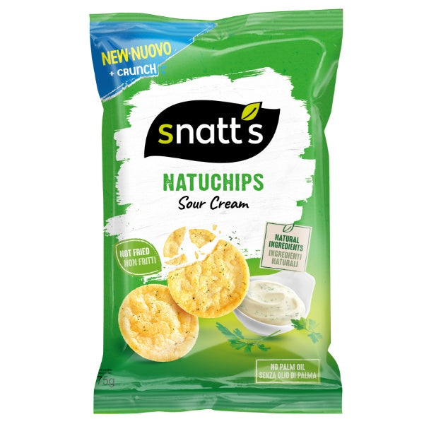 Snatt's Natu Chips Sour Cream - 75g