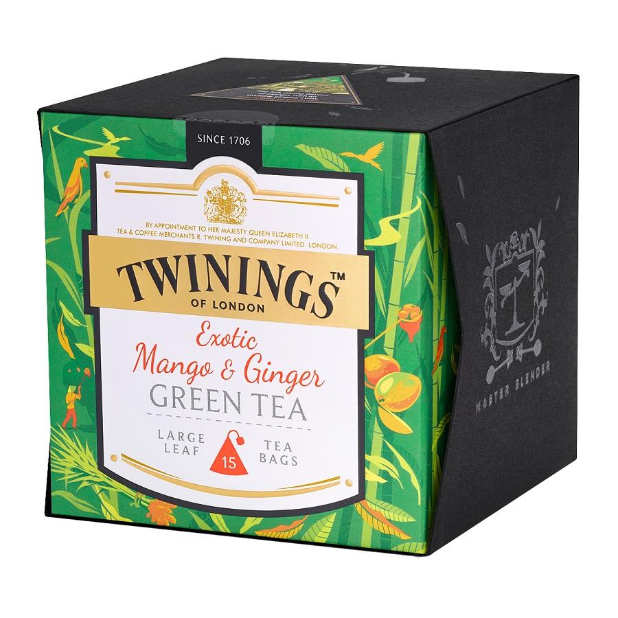 Twinings Grüner Tee Mango & Ginger - hochwertiger Grüntee