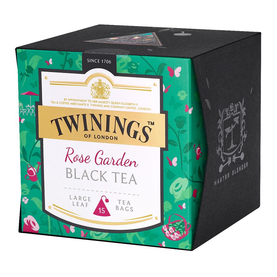 Twinings Platinum Tee - Rose Garden Black Tea - hochwertiger Schwarztee 