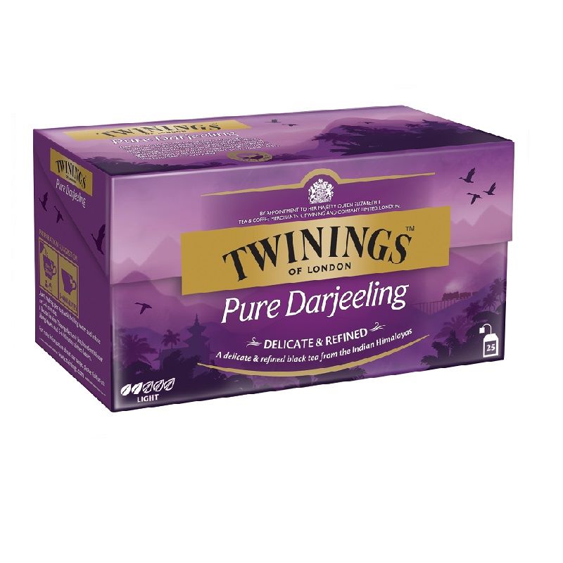 Twinings Pure Darjeeling Tee - Schwarztee im Beutel