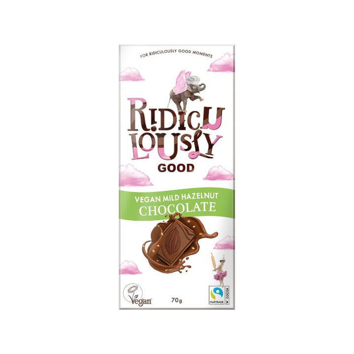 Vegane Schokolade von Ridiculously Good 3x70g