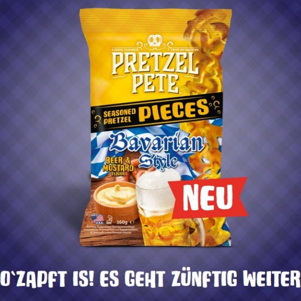 Pretzel Pete Pieces Bavarian Style - 160g