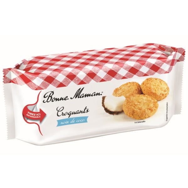 Bonne Maman Croquants noix de coco Kokosnusskekse in der 150g Verpackung