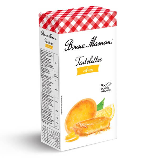 Bonne Maman Gebäck Törtchen Zitronen Tartelettes in der 125g Verpackung