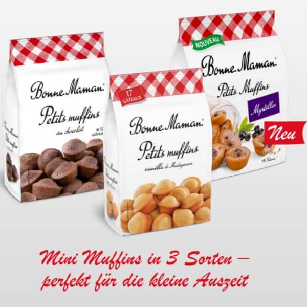 Bonne Maman Mini Muffins Vanille - 235g