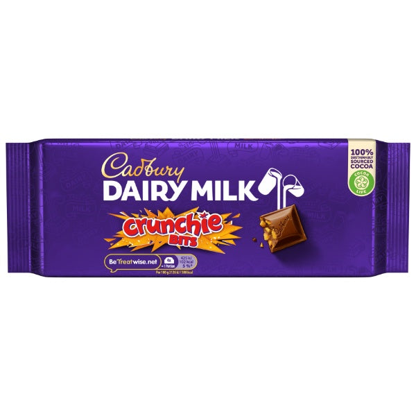 Cadbury Dairy Milk Crunchie Bits Schokolade - 180g