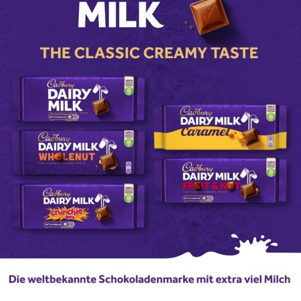 Cadbury Dairy Milk Vollmilchschokolade - 180g