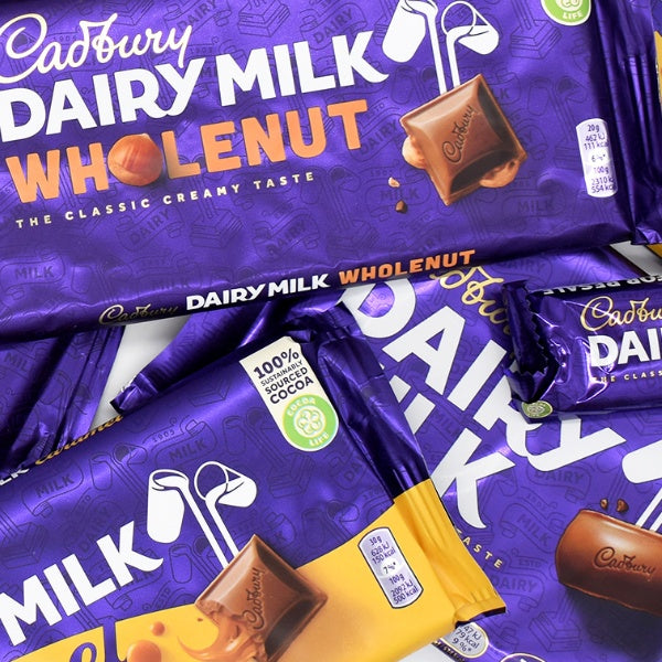 Cadbury Dairy Milk Whole Nut Schokolade - 180g