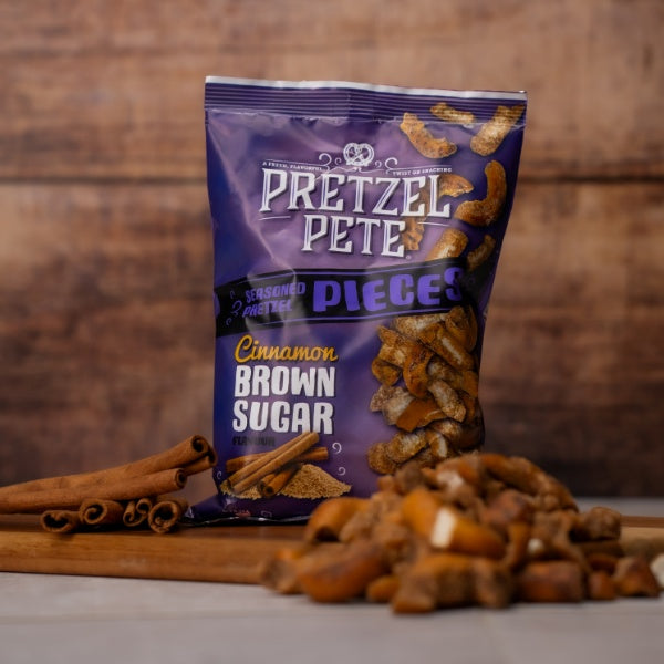 Pretzel Pete Pieces Cinnamon Brown Sugar - 160g